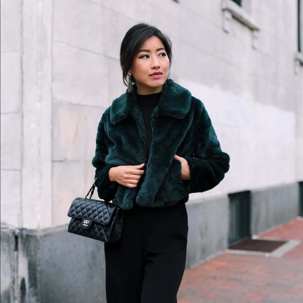 Express faux fur jacket